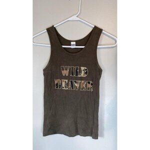Wild‎ Beaver baby tank top